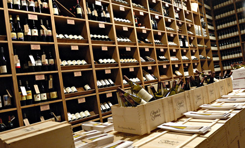Enoteca Centrale vini da meditazione italiani ed esteri